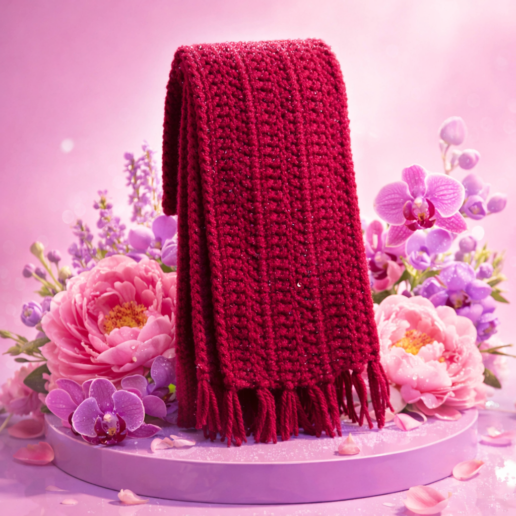 Women's Handwoven Knitted Muffler – Soft, Warm & Timeless