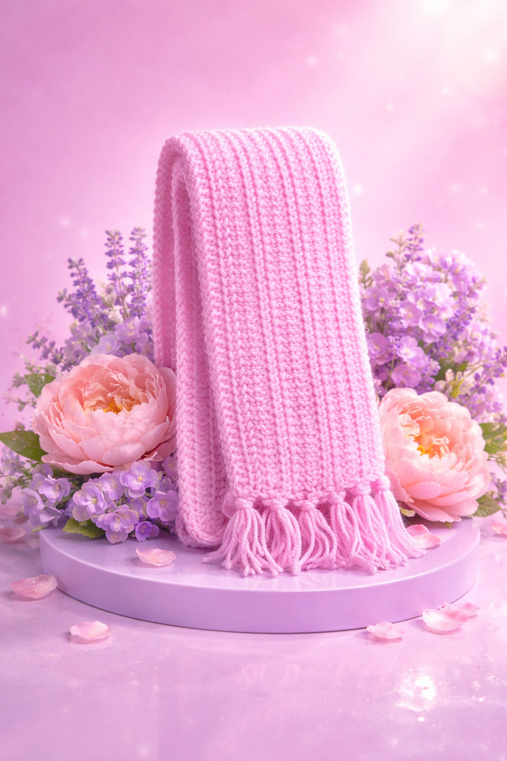 Men's Handwoven Knitted Muffler – Soft, Warm & Timeless